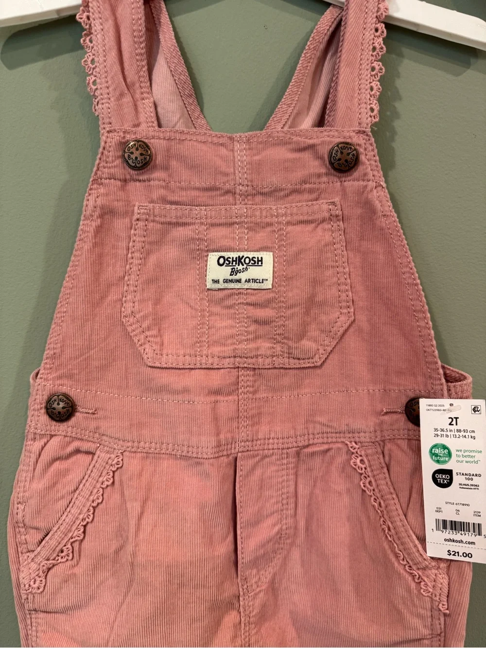 OSHKOSH toddler overalls